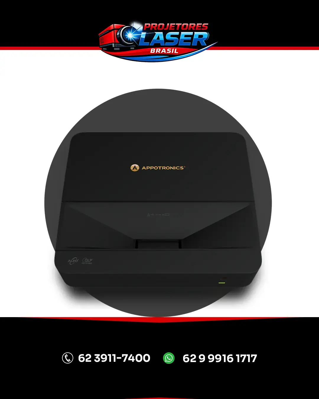 AJUSTE PROJETOR LASER APPOTRONICS UK535A MANAUS