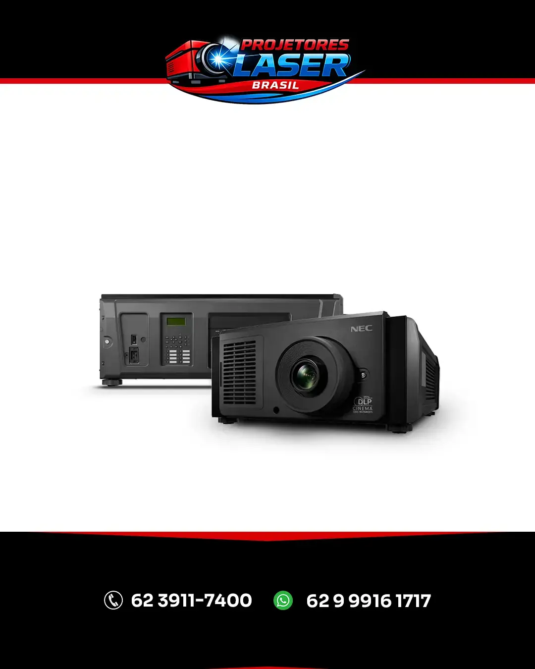 AJUSTE PROJETOR LASER NC1202L NEC PIAUÍ