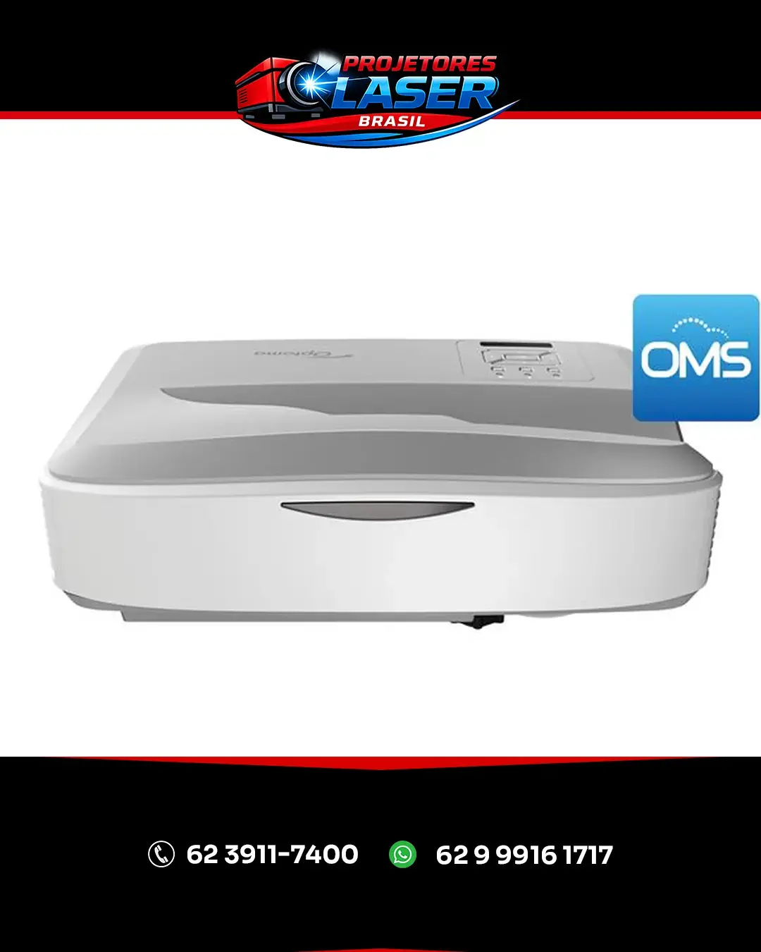 AJUSTE PROJETOR LASER ZU500USTE OPTOMA PIAUÍ