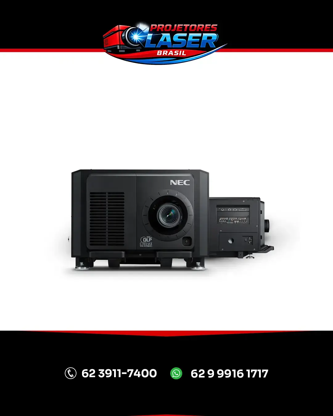 ESPECIALIZADA PROJETOR LASER NC2003ML NEC BRASIL